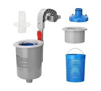 YPREWY Fornitura per piscina Skimmer per piscina Skimmer a terra Accessori galleggianti Cestino Montaggio a parete Attacco Gonfiabile Superficie del terreno