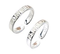 YPREWY Moda Per Le Donne Degli Uomini Che Si Illuminano Nel Buio Player1 Player2 Coppia Gioielli Da Sposa Accessori Regalo Anelli Glow Per Le Donne Uomini