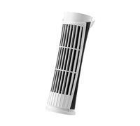 YPREWY Piccolo ventilatore da tavolo USB a 2 velocità di regolazione della velocità del vento ventilatore a torre senza lama con luce LED strumento di raffreddamento per studenti