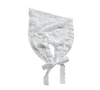 YPREWY Sciarpe triangolari in pizzo per la testa del fiore per vacanze al mare e attività all'aperto donne e ragazze eleganti bandane protezione solare copricapo, Stella dei cinque giorni, Taglia