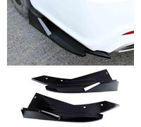 YPSBBHD 2 Pz Diffusore Auto Posteriore, Compatibile con Lexus RX 300 Mark Levinson LBX, Spoiler Paraurti Posteriore Auto Canard Estensione Gonna Protezione,Black