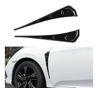 YPSQQHD Compatibile per Audi A6 Saloon (MK C6) A6 C7 C8, parafango per Auto, Ala Laterale, Presa d'Aria, Rivestimento per Foglie, Accessori per carrozzeria Esterna (2 Pezzi),Glossy Black