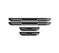 YPSQQHD Strisce battitacco per Auto, compatibili per Audi A7L 498 A3 85S, Adesivi Anti-calpestio in Acciaio Inox, Strisce protettive, Accessori Decorativi Esterni,Carbon-Fiber-Look