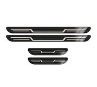 YPSQQHD Strisce battitacco per Auto, compatibili per BMW iX1 iX2 iX3 IX, Adesivi Anti-calpestio in Acciaio Inox, Strisce protettive, Accessori Decorativi Esterni,all-Black