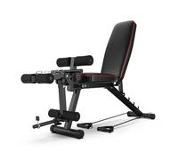 ypuxil Panca Addominali Panca Posturale Panca Fitness con Imbottitura in Schiuma ad Alta densità, Attrezzatura compatta per Palestra Domestica per distensioni con manubri/Curl/Sollevamento Gambe