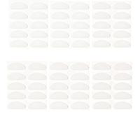 YPYMOD 10 Paia Naselli per Occhiali, Antiscivolo Silicone, Forma di D Naselli Autoadesivi Antiscivolo, Sottili Naselli per Occhiali, Occhiali da Sole(Bianco)
