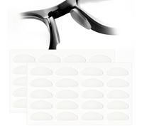 YPYMOD 20 Paia Naselli per Occhiali, Antiscivolo Silicone, Forma di D Naselli Autoadesivi Antiscivolo, Sottili Naselli per Occhiali, Occhiali da Sole(Bianco)