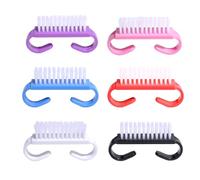 YPYMOD 6 Pacchi Manico Spazzola per Unghie, per Dita e Unghie Pulitore Pennelli per Uomini e Donne(6 Colore?