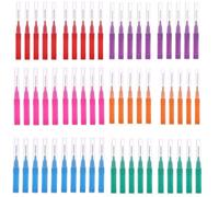 YPYMOD 60 Pezzi Scovolini Interdentali, Scovolino Per Pulizia Denti con Coperchio, Scovolino Interdentale Per L'Igiene Lnterdentale Mantenimento Della Salute Orale (6 Colori)