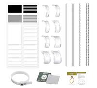 YPYMOD Regolatore della Misura Dell'anello Invisibile per Qualsiasi Anello Riduttore Dimensione Anello di Protezione Distanziatore per Rendere Gli Anelli più Piccoli