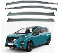 YPZJJBLD 4 Pezzi deflettori d'Aria compatibili per Nissan LIVINA MK2-ND1W 2019+, Antivento, Antipioggia, Fume' Oscurati deflettori Aria Anti Fumè Parapioggia