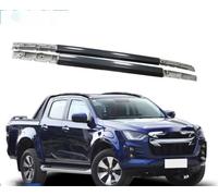 YPZJXQXQ 2 Pezzi Barre longitudinali Auto Portapacchi per Isuzu D-Max 2021, Trasversale Portapacchi Non Facilmente deformabile Portatutto Portabagagli,Black