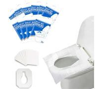 YQBFTC 100PCS Copriwater usa e getta,Copri WC Usa e Getta Biodegradabili per Bambini/Adulti/donne incinta,Copertura Igienica Monouso Ecologico Antibatterico Copriwater per Viaggio Campeggio