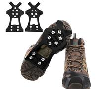 YQBFTC Ramponi per Scarponi,Ramponcini da Ghiaccio Antiscivolo,Neve Ghiaccio Ramponi Tacchetti Spikes per Scarponi da Alpinismo,Scarpe per Ghiaccio Trazione e Outdoor Sci in Inverno(M/L/XL)