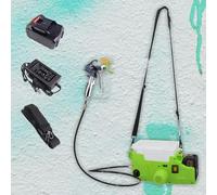 YQDDM Electric Paint Sprayer, 1,7 L Rechargeable Backpack Paint Sprayer with 6 Gear Speed, Wall Spraying Tool