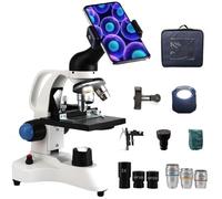 YQDDM Microscopio binoculare 40x-15000x, microscopio composto monoculare e binoculare a LED, microscopio composto con oculare grandangolare (monoculare)