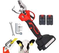 YQDDM Pinza elettrica efficiente per etichette auricolari senza fili, strumento per etichettatura bestiame, per bestiame, maiali, pecore, capre, mucche, alimentazione a batteria, facile installazione