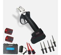 YQDDM Pinza elettrica efficiente per etichette auricolari, strumento senza fili, per etichettatura bestiame, per bestiame, maiali, pecore, capre, mucche, alimentazione a batteria, facile installazione