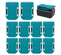 Yqhugbc 10 Pack Supporti per Batteria, Batteria Stoccaggio Rack Batteria Dock Holder 18v Batteria Agli Ioni di Litio, Compatibile Makita/Bosch BL1860 BL1850 BL1840 BL1830 BL1820 BL1815N