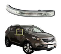 YQINGQ Indicatore di Direzione Specchietto Retrovisore per KIA Sportage 2011-2014, Indicatore Specchietto Laterale Lampada di Segnalazione Destra Sinistra 876143W100,Right