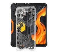 YQINHHME Cover per Cubot Kingkong Power 5 (6.88 "), Ultra Sottile Antiurto X Anti-Graffio Clear Case, Morbido Silicone TPU Bumper Protettiva Custodia per Cubot Kingkong Power 5 - WM108