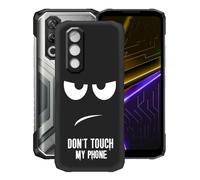 YQINHHME Cover per Doogee Blade 20 Max (6.60"), Custodia per Telefono Ultrasottile Antiurto e AntiGraffio, Morbido Silicone TPU Nero Protettiva Case per Doogee Blade 20 Max - DUO5B