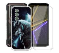 YQINHHME Cover per Doogee Blade20 Plus, 2 x Vetro Temperato - WMA16