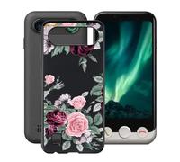 YQINHHME Cover per Doro Aurora A10 (4.50"), Custodia per Telefono Ultrasottile Antiurto e AntiGraffio, Morbido Silicone TPU Nero Protettiva Case per Doro Aurora A10 - Rosa Rossa