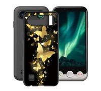 YQINHHME Cover per Doro Aurora A10 (4.50"), Custodia per Telefono Ultrasottile Antiurto e AntiGraffio, Morbido Silicone TPU Nero Protettiva Case per Doro Aurora A10 - WMA30