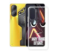 YQINHHME Cover per ZTE Nubia Neo 3 (6.80 "), Ultra Sottile Antiurto X Anti-Graffio Clear Case, Morbido Silicone TPU Bumper Protettiva Custodia per ZTE Nubia Neo 3 - DUO6