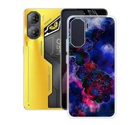 YQINHHME Cover per ZTE Nubia Neo 3 (6.80 "), Ultra Sottile Antiurto X Anti-Graffio Clear Case, Morbido Silicone TPU Bumper Protettiva Custodia per ZTE Nubia Neo 3 - Rosa nebbiosa