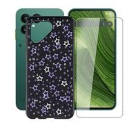 YQINHHME Custodia per Fairphone Gen 6 (6.31") con 1 X Vetro Temperato Pellicola Protettiva, Ultra Sottile TPU AntiGraffio Nero Morbida Silicone Cover per Fairphone Gen 6 - Xinghai