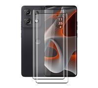 YQINHHME Pellicola protettiva in vetro temperato per Motorola Edge 50 Pro, confezione da 2, durezza 9H, pellicola protettiva per Motorola Edge 50 Pro (6,7 pollici), alta trasparenza, antigraffio,