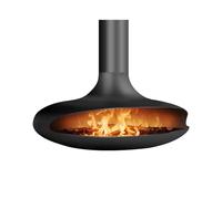 YQINQIN83B Camino Elettrico Villa Living Room Hanging Wood-Burning Fireplace Decoration Simulation Flame 3D Wood-Burning Version Fireplace Adatto per la casa e L'Ufficio(Piccolo)