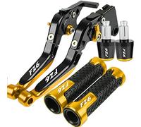 YQJXYIG per Yamaha FZ6 FAZER FZ-6 2004-2010 Moto Leve di Frizione del Freno Regolabile Pieghevole Allungabile Manopole del Manubrio Termina in Alluminio di CNC con Logo Stretch (Colore : 4)