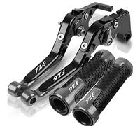 YQJXYIG per Yamaha FZ6 FAZER FZ-6 2004-2010 Moto Leve di Frizione del Freno Regolabile Pieghevole Allungabile Manopole del Manubrio Termina in Alluminio di CNC con Logo Stretch (Colore : 11)