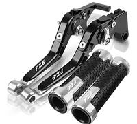 YQJXYIG per Yamaha FZ6 FAZER FZ-6 2004-2010 Moto Leve di Frizione del Freno Regolabile Pieghevole Allungabile Manopole del Manubrio Termina in Alluminio di CNC con Logo Stretch (Colore : 12)