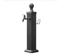 YQMHEZ Colonna d'Acqua, Idrante A Distributore Quadrato con Rubinetto, Colonna d'Acqua for Giardini Verticali Esterni, Fontana Idrante for Esterni, for Patio, Cortile, Prato(45in/114cm)
