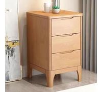 YQMHEZ Comodino In Legno, Comodino, Mobiletto con 3 Cassetti, Comodinos, Comodinos Stretto for Camera da Letto/soggiorno(Natural,20cm)