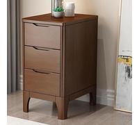 YQMHEZ Comodino In Legno, Comodino, Mobiletto con 3 Cassetti, Comodinos, Comodinos Stretto for Camera da Letto/soggiorno(Brown,20cm)