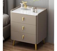 YQMHEZ Comodino in Legno, tavolino da Letto a 3 cassetti, tavolini, Comodino Alto Moderno Mid-Century/tavolino for Camera da Letto, Soggiorno, Facile da Montare (Color : C, Size : 50x40x60cm)
