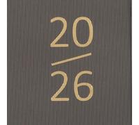 YQNISCU Agenda mensile settimanale con copertina rigida A5 2026 Notebook organizer verticale in pelle PU for programmazione in ufficio e accademica Copertina robusta e diario giornaliero NO.2863