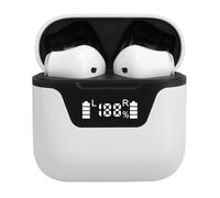 YQNISCU Auricolari for traduttore di Lingue Traduzione efficiente in 144 Lingue for viaggiatori e Studenti Set di 2 Auricolari Bianchi (Bianco)