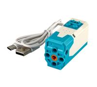 YQNISCU Modifica della Tecnologia Ricaricabile M Motor Building Blocks Assemblaggi elettrici 9686 Motore di Potenza con Batteria al Litio