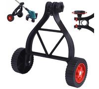 YQNISCU Ruote Wacker for Erbacce, Ruote di Supporto for tagliabordi Accessorio Regolabile ausiliario for Camminare Dietro Il Tosaerba Parti e Accessori for Supporto mangiatore di Erba Nero -