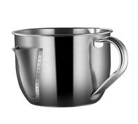 YQNISCU Separatore di Grasso for sugo Grasso in Acciaio Inossidabile a Doppio beccuccio con Manico Utensile da Cucina Sano Spesso 1,5 Litri for Cucinare in casa, separatore -