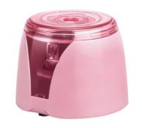 YQNISCU Temperamatite Elettrico Automatico, Funzionamento a Batteria, Lama sostituibile, Materiale Scolastico for Ufficio di cancelleria(Rosa -1)(Black-1)