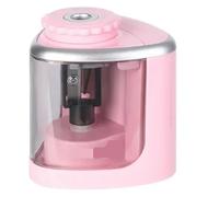 YQNISCU Temperamatite Elettrico Temperamatite Automatico da Tavolo Adatto a matite for Studenti Cancelleria for Ufficio Scolastico(Nero-1)(Pink -1)