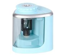 YQNISCU Temperamatite Elettrico Temperamatite Automatico da Tavolo Adatto a matite for Studenti Cancelleria for Ufficio Scolastico(Nero-1)(Blue-1)