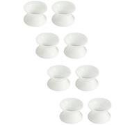 YQNONEZ Set di 4 paia di orecchini dilatatori in silicone trasparente, flessibili, sottili, ipoallergenici, dilatatori, kit di dilatatori morbidi per piercing, gioielli Tuneles De Oreja Para Hombre
